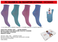 CALZINO CORTO DONNA PCSILVER Tellini S.r.l. Ingrosso Abbigliamento